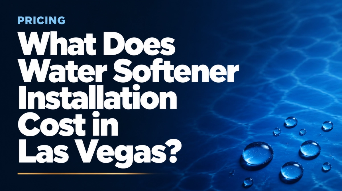 What Does Water Softener Installation Cost in Las Vegas?