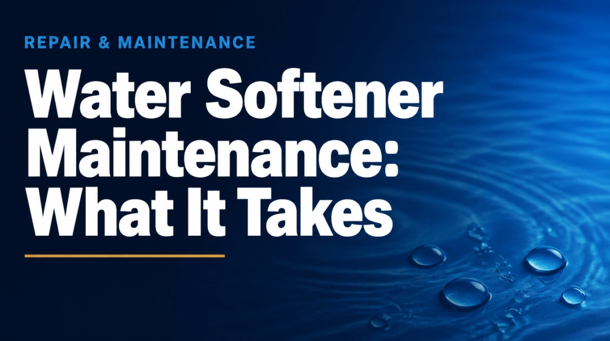 Water Softener Maintenance in Las Vegas: What It Takes to Keep Your System Running