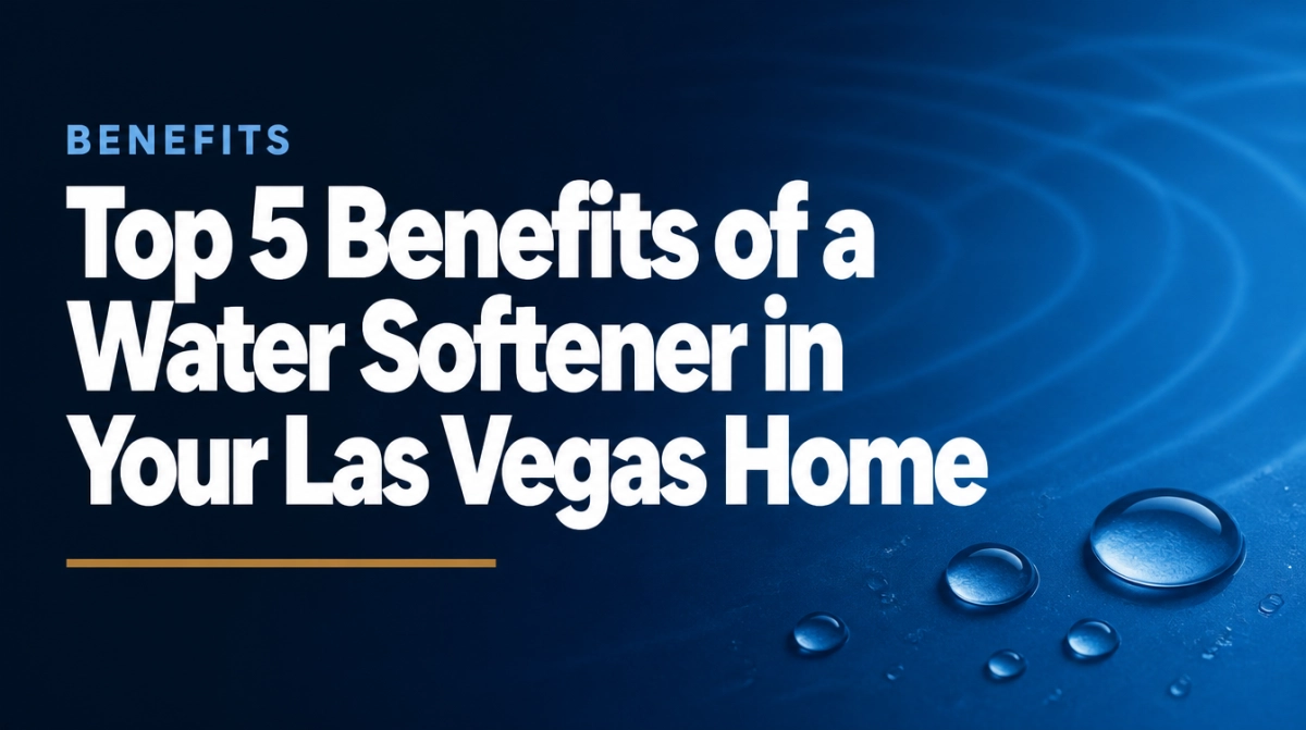 Top 5 Benefits of Installing a Water Softener in Your Las Vegas Home