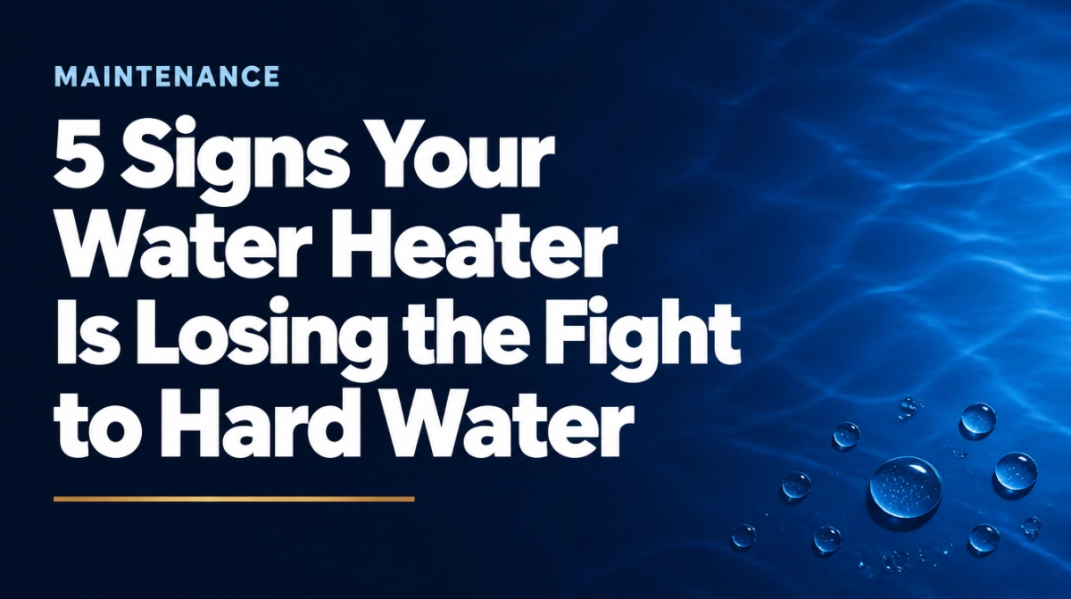5 Signs Your Water Heater Is Losing the Fight to Hard Water