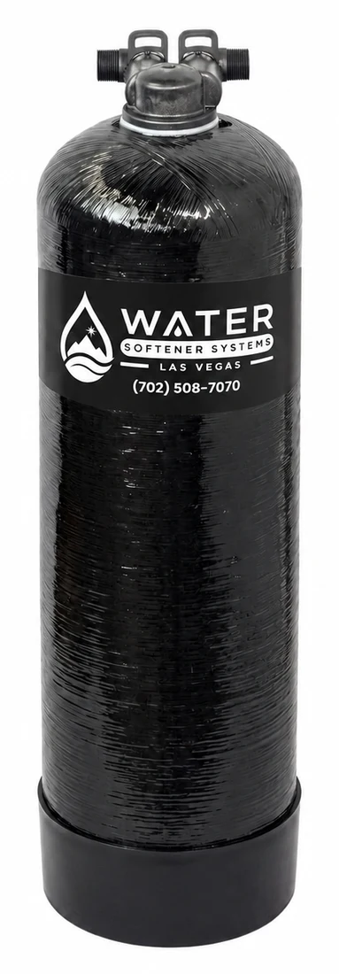 The whole-house catalytic carbon filter tank we install