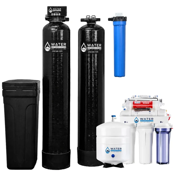 A 6-stage alkaline reverse osmosis drinking water system